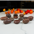 Zierkies Dekosteine rot poliert 10 kg, Kieselsteine Garten 3-5 cm