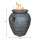 Gasfeuerstelle Katla, Keramik Antik schwarz Optik Faserbeton