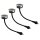 Kerry Einbauleuchte Basis Set, 3 LED-Leuchten à 0,4 Watt mit 20 cm Anschlusskabel sowie jeweils 5 Meter Kabelleitung, inkl. 3er Verbinder und 6 Watt Trafo, , warm-weiß, D=4,5, H=1,8 cm (12 Set/Karton)