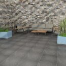 AGS Keramik Bodenplatte Silver Quarz, rektifiziert, Quarzstein-Optik, R11, 60x60x3 cm (16,56 m²/Pal.)