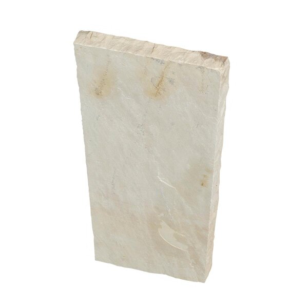 Sichtschutzplatte, Sandstein Mint, Kanten gespitzt, 913, spaltrauh, 220x70x6-8 cm (8 Stück/Pal.)