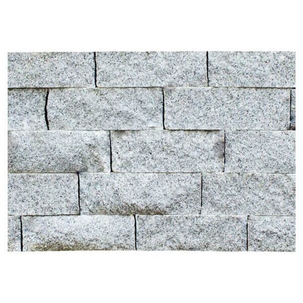 Trockenmauersteine Granit Grau A041 spaltrauh Freie Längen x 17 x 15