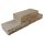 Trockenmauerstein, Sandstein Sahara Beige, 955, spaltrauh, 10x20x40 cm (ca. 1,0 to./Pal.)