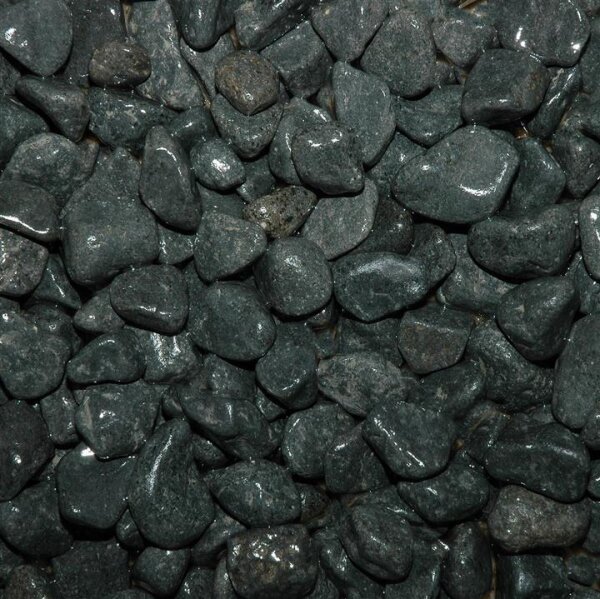 Zierkies, Basalt schwarz, , getrommelt, 20/30 mm (50 Sack/Pal.)