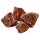 Dekostein, Bruchglas Amber , , spaltrauh, 10-20 cm (ca. 1,0 to./Rollgitter)