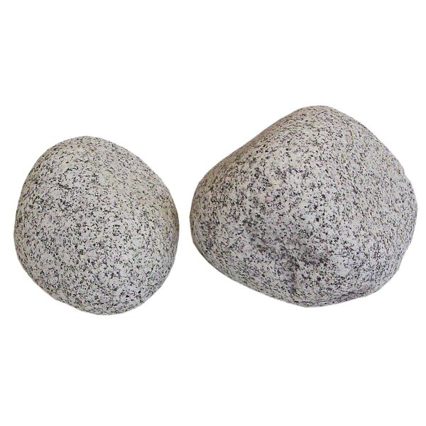 Dekostein, Granit grau, , getrommelt, 10-20 cm (ca. 1,0 to./Rollgitter)