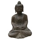 Antik-Figur, Buddha, Blaustein behandelt, H=30 cm