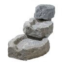 Bachlauf, Granit grau, 60-70x40-50 cm