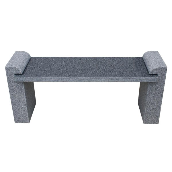 Bank, Granit dunkelgrau, 054, teilpoliert, 116x35, H=51 cm (Stück)