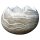 Blumentrog, Marmor Cream Wave, Eierschale, L=60 cm