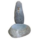 Brunnen, Granit schwarz, inkl. Wasserhahn wm02 und...
