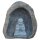 Buddha Shaolin, Granit schwarz, 874, teilgeschliffen, H=90-100 cm (Stück)