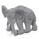 Elefant afrikanisch, ohne Sockel, Granit grau, 041,...