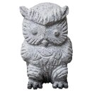 Eule, Granit grau, 041, gestockt, H=15 cm (Stück)