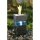 Feuer-Wasserspiel, Tower, Granit dunkelgrau, 20x20, H=40 cm