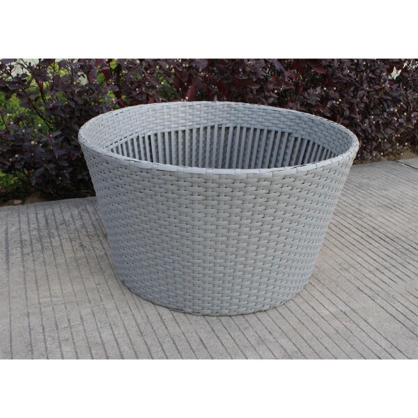Flechtkorb hellgrau, für Becken be066, hellgrau, 0, D=70, H=40 cm (Stück)