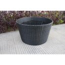 Flechtkorb schwarz, für Becken be066, schwarz, 0,...