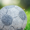 Fussball, Granit grau, 041, teilpoliert, D=30 cm...