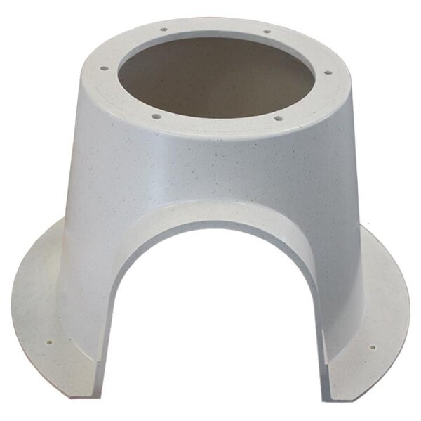 GFK-Stützsäule, bis ca. 2000 kg belastbar, weiß, , D=30, H=28 cm (Stück)