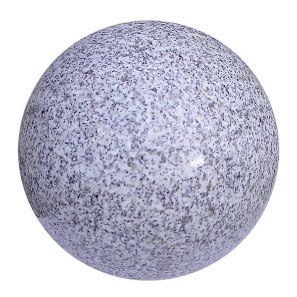 Kugel, Granit hellgrau, 003, poliert, D=10 cm (Stück)
