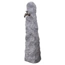 Monolithen Brunnensäule, Granit grau, inkl....