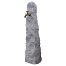 Monolithen Brunnensäule, Granit grau, inkl....