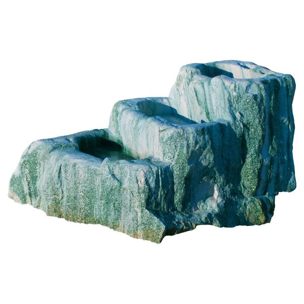Monolithen-Kaskade mit Wasserspiel, Artic Green, 879, natur, 50-150 cm (Stück)