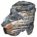 Monolithen-Kaskade mit Wasserspiel, Black Meteora, 50-100 cm