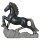 Pferd, Granit schwarz, laufend, 001, teilpoliert, L=100 cm (Stück)