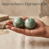 Qi Gong Kugeln aus poliertem Naturstein 3