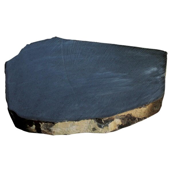 Trittplatte, Basalt, polyg., 507, geflammt, D=40-50, H=5 cm (60 Stück/Pal.)