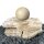 Wasserspiel, Onyx mit drehender Kugel Onyx, Kugeldurchmesser 20 cm, 878, natur / teilpoliert, 30-60 cm (Stück)