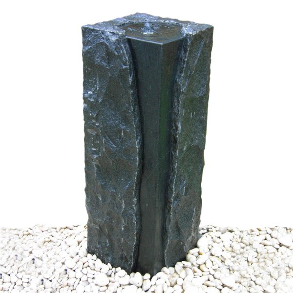 Wasserspiel-Komplettset bestehend aus Wasserspiel sb3750, be066, ad066, kez0711, kep0750l, Gummidichtung, zk003v1, 507, teilpoliert, 20x20, H=60 cm (Set)