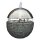 Wasserspiel-Komplettset bestehend aus Wasserspiel ew311, be088, ad088, kez0711, kep0950l, Gummidichtung, zk003v1, silber, scharriert, D=40 cm (Set)