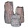 Wasserspiel-Komplettset bestehend aus Wasserspiel wt881, be088, ad088, kez0711, kez0811, kep1200l, Gummidichtung, zk003v1, 320, teilpoliert, 18x18, H=20, 30, 40 cm (Set)