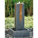 Wasserspiel, Granit dunkelgrau mit Schiefer, 054/877,...