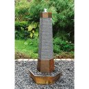 Wasserspiel, Schiefer, 877, scharriert, 70x70, H=140 cm...