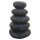 Wasserspiel, Marmor schwarz, Kieselsteine gestapelt, 105, geschliffen, D=40-45; H=80 cm (Stück)