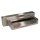 Wasserspiel, Edelstahl, Wasserfall offen, mit 1 Anschluss, hellgrau, glänzend, 40x26x10 cm (Stück)