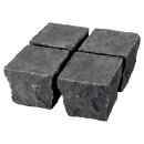 Pflaster Basalt A507 geflammt & wassergestrahlt 8x8x6