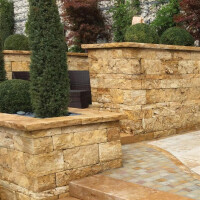 Trockenmauersteine Dorato A903 getrommelt 30-60x18-20x7,5 2