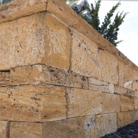Trockenmauersteine Dorato A903 getrommelt 30-60x18-20x7,5 3