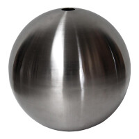 Kugelbrunnen, Edelstahl gebürstet, inkl.