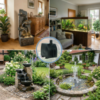 Wasserspielpumpe 950 l/h – 230 V Pumpe für Wasser