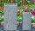 Blumentrog, Granit dunkelgrau, verklebt, 054, scharriert, 20x20, H=40