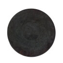 Teller, rund, flach, Granit Pearl Black, OF poliert, 300, H= 1,8, Ø 31cm