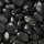 Zierkies Dekosteine schwarz poliert 5 kg, Kieselsteine Garten 2-3 cm