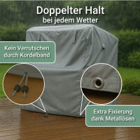 Strandkorbhülle 125cm – wasserdichte Oxford 600D 