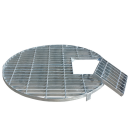 Abdeckgitter Ø 170 cm verzinkt | Bis 250 kg |...
