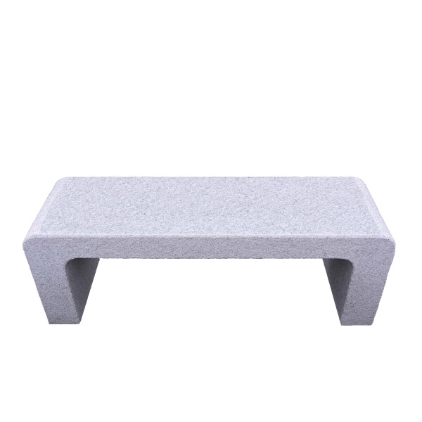 Bank, Granit grau, 041, teilpoliert, 120x35, H=45 cm (Stück)